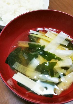 逆転☆長葱のお味噌汁-レシピのメイン写真