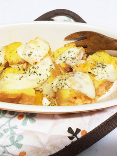 ☆離乳食☆かぼちゃと人参のパングラタン-レシピのメイン写真