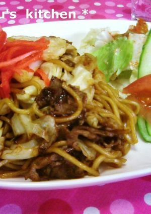 日曜日のお昼に❤焼きそばセット-レシピのメイン写真