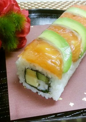 サーモンとアボカドの”のっけ”巻き-レシピのメイン写真