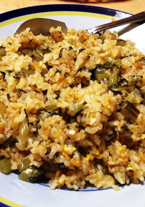 野沢菜漬チャーハン-レシピのメイン写真