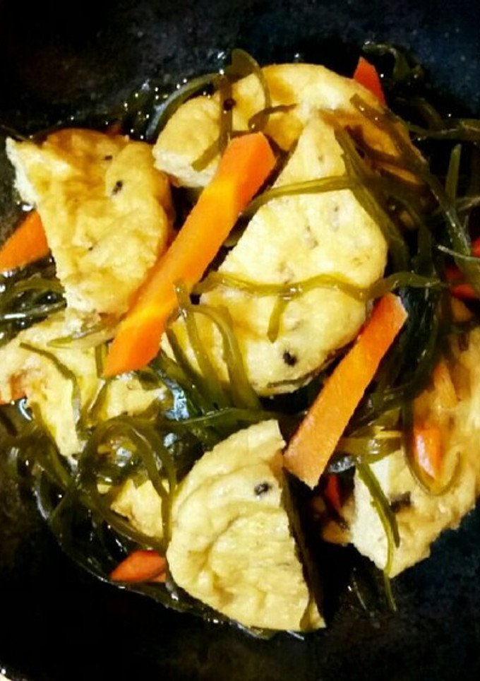 がんもと切り昆布の煮物-レシピのメイン写真