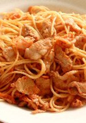 豚キムパスタ-レシピのメイン写真