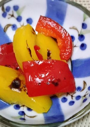 彩りキレイな☆焼きパプリカのマリネ-レシピのメイン写真