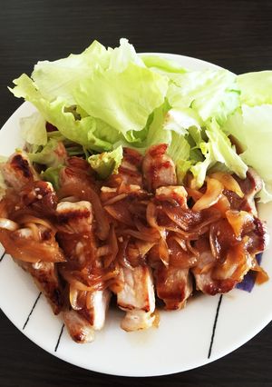 我が家はいつも安いトンテキ-レシピのメイン写真