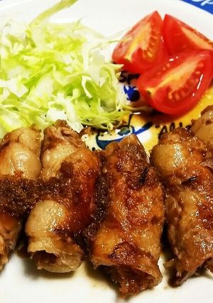 キャベツが主役？！ロールしょうが焼き♪-レシピのメイン写真