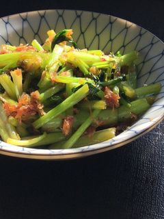 簡単!かぶの葉のおかか炒め-レシピのメイン写真