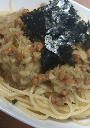 簡単パスタ。大根下ろし納豆パスタ☆-レシピのメイン写真