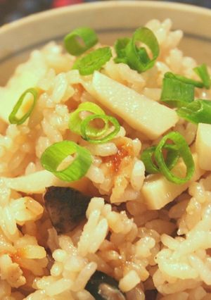 やさしいお味♡。*・旬のたけのこご飯-レシピのメイン写真