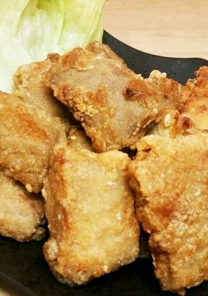 マグロの筋の竜田揚げ-レシピのメイン写真