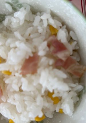 ベーコンとコーンの炊き込みご飯-レシピのメイン写真