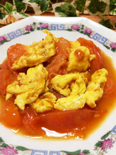 超簡単♡西紅柿炒鶏蛋♡トマトと卵の炒め物-レシピのメイン写真