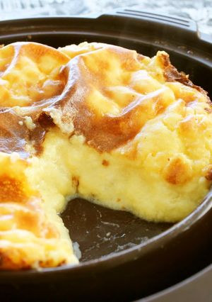とろとろもちもち！もちのチーズケーキ風-レシピのメイン写真