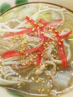 白菜をガッツリ食べるスープ-レシピのメイン写真
