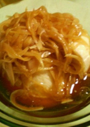 新玉ねぎドレッシング　豆腐にどうぞ♪-レシピのメイン写真