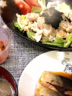 しっとり胸肉と韓国のり塩ダレサラダ-レシピのメイン写真