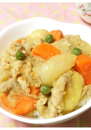 肉じゃが丼～柚子胡椒風味-レシピのメイン写真