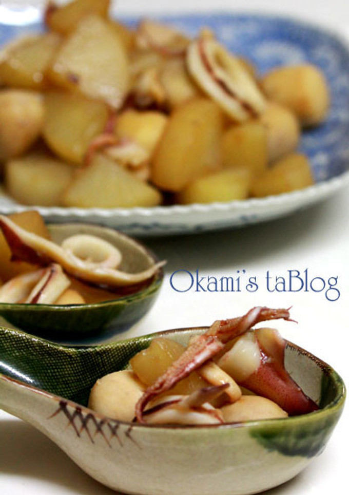 イカと大根・里芋の煮物-レシピのメイン写真