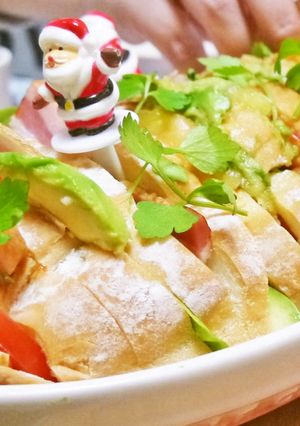 ハッセルバックぶれっど-レシピのメイン写真