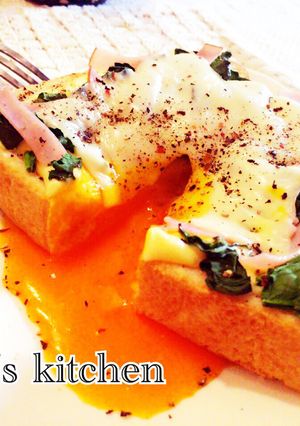 とろ旨♡ほうれん草のカルボナーラトースト-レシピのメイン写真