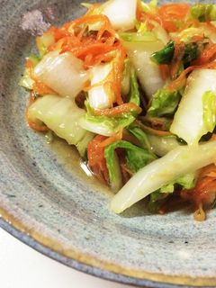 箸休め!常備菜!白菜と人参の甘酢漬け☆-レシピのメイン写真