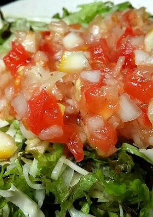 トマトとレモンの食べるドレッシング-レシピのメイン写真
