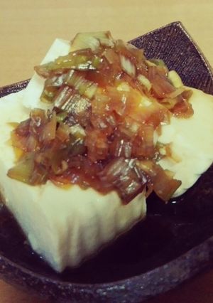豆腐のねぎソースかけ(時短版)-レシピのメイン写真