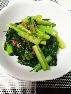材料たった2つ☆小松菜のなめ茸和え-レシピのメイン写真