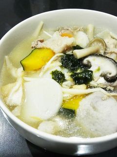 具沢山!冬のトックッ(韓国餅汁)-レシピのメイン写真
