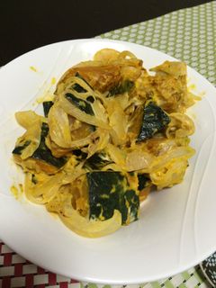 かぼちゃのカレーマヨ炒め-レシピのメイン写真