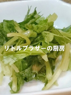 簡単余り物で作る セロリの葉・茎の塩漬け-レシピのメイン写真