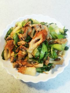 豚肉とチンゲン菜の塩麹炒め-レシピのメイン写真
