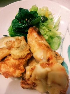 【節約】鶏胸肉チーズピカタ照り焼き風-レシピのメイン写真