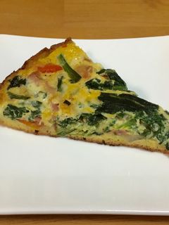 フライパンで!ほうれん草のキッシュ-レシピのメイン写真