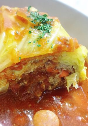 簡単巻かないロールキャベツ-レシピのメイン写真