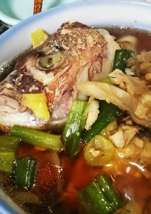 鯛アラ煮付け-レシピのメイン写真