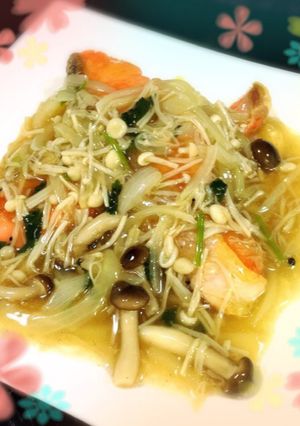 鮭のきのこあんかけ-レシピのメイン写真
