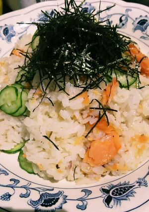 練馬サーモンサラダ寿司-レシピのメイン写真