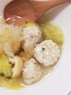 鶏団子と白菜大根の生姜スープ-レシピのメイン写真