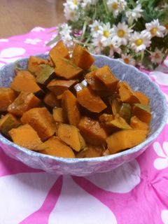 カボチャのサブジ風(カレーコンソメ煮)-レシピのメイン写真