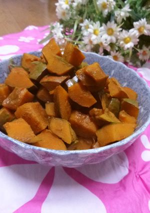 カボチャのサブジ風(カレーコンソメ煮)-レシピのメイン写真