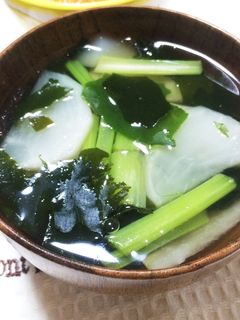 カブのお吸い物(和風スープ)-レシピのメイン写真