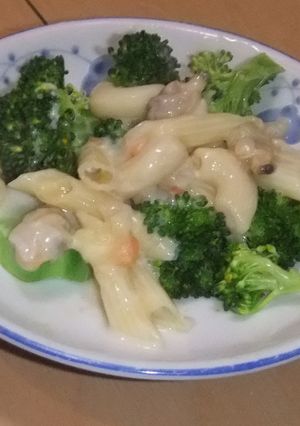 クラムチャウダーリメイク☆パスタサラダ-レシピのメイン写真