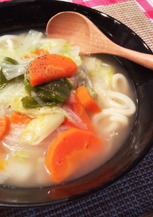 優しい♪野菜タンメンうどん-レシピのメイン写真
