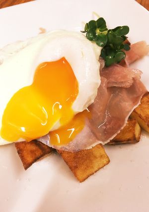 生ハムが美味しい♡絶品♡朝食たまご料理-レシピのメイン写真