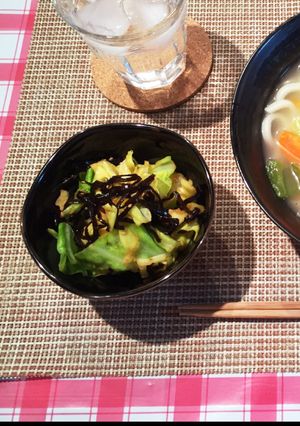 あと一品に♪キャベツのごま昆布和え♪-レシピのメイン写真