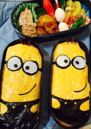 キャラ弁☆ミニオンズ ケビン-レシピのメイン写真