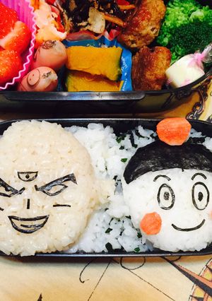キャラ弁☆天津飯 餃子☆ドラゴンボール-レシピのメイン写真