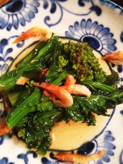 菜の花と桜エビの焼き浸し-レシピのメイン写真