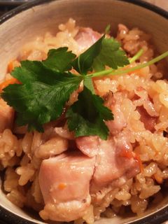 鷄と牛蒡の炊き込みご飯-レシピのメイン写真
